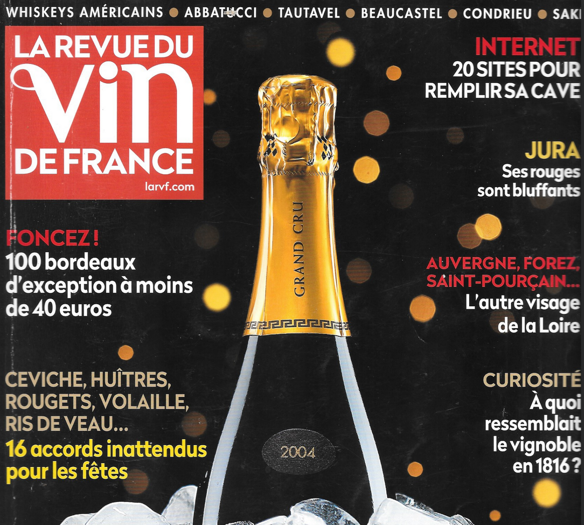 Article de La Revue du Vin de France sur le Domaine de La Bénisson-Dieu