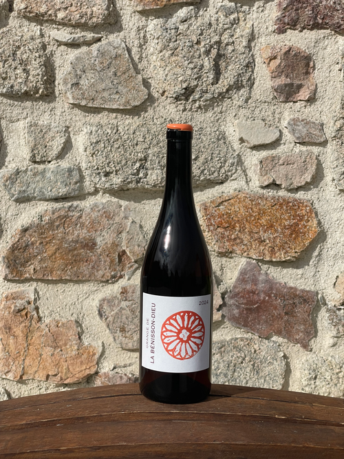 Bouteille de Ni blanc ni rouge 2024, chardonnay et grenache noir, Domaine de La Bénisson-Dieu